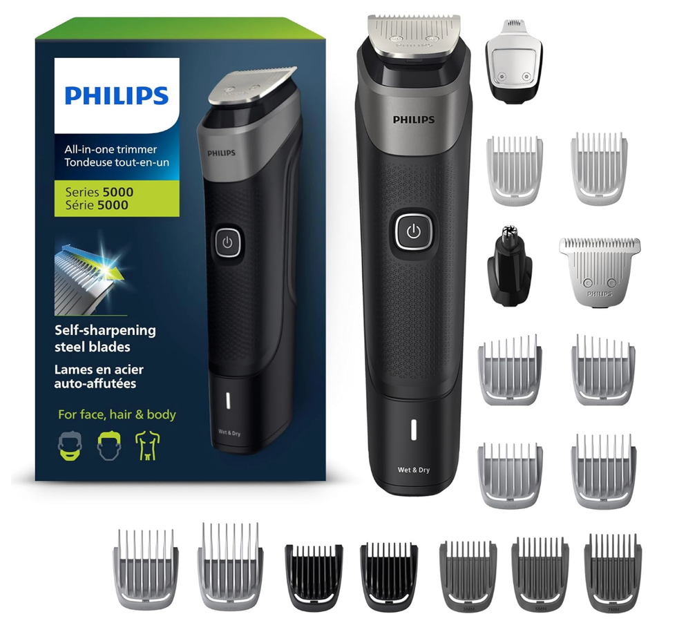 Philips Multi Groomer MG5910/28 \u2013 Tondeuse tout-en-un S\u00e9rie 5000.