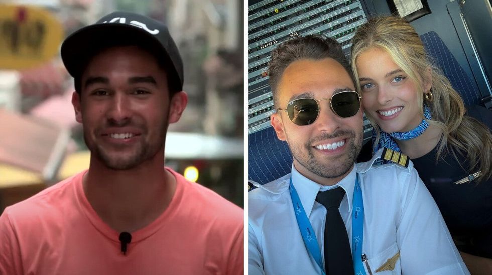 Pierre-Alexandre Lamarque dans Vol 920. Droite : Pierre-Alexandre Lamarque.