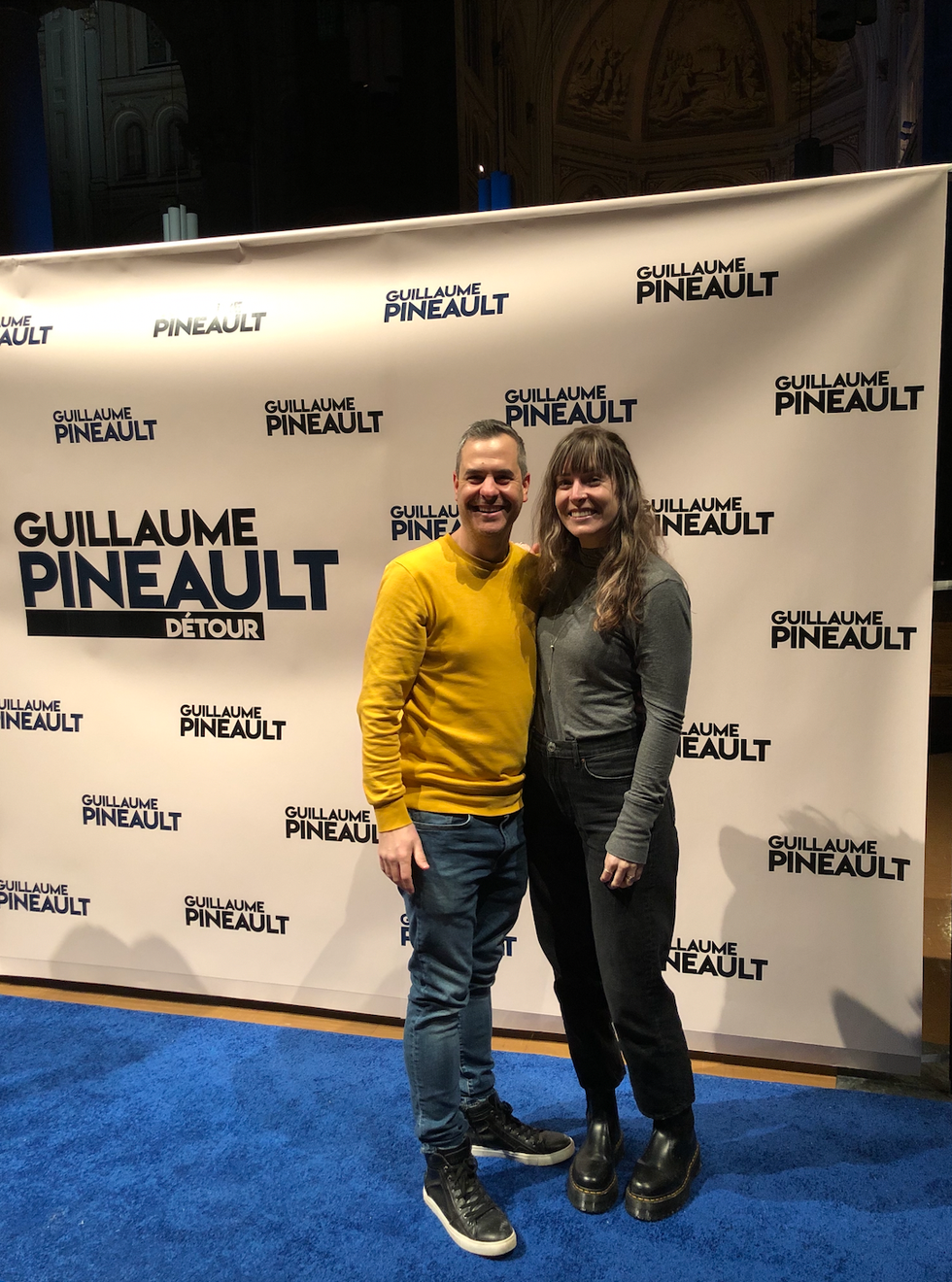 Pierre H\u00e9bert et sa conjointe Catherine.