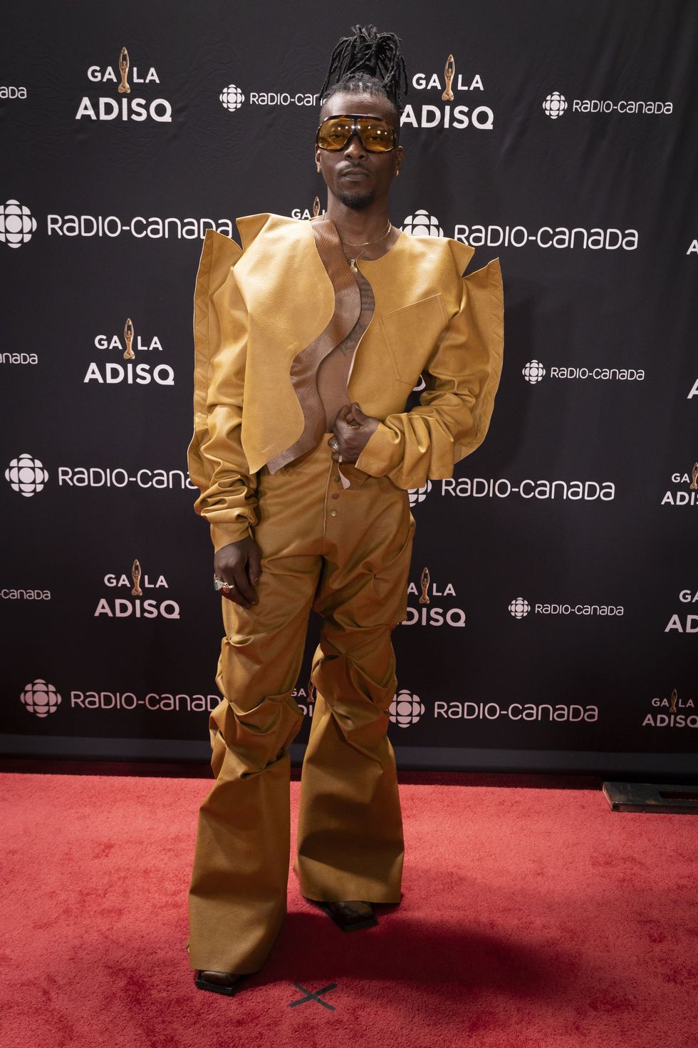 Pierre Kwenders au gala de l'ADISQ 2023.