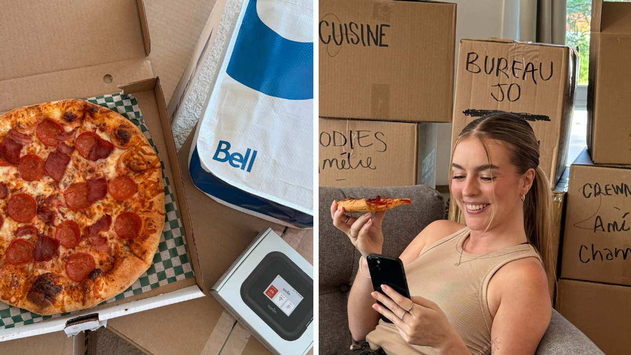 Pizza, Wi-Fi Bell et déménagement réussi