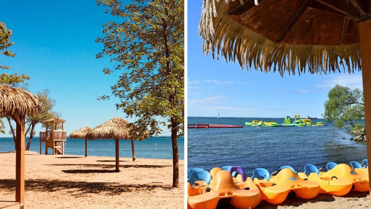 Plage de Saint-Zotique.