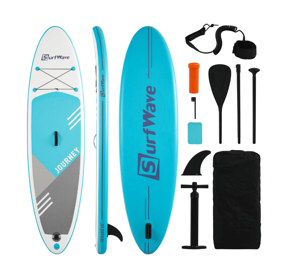 Planche \u00e0 pagaie pliable Surfwave vendue au Canadian Tire.