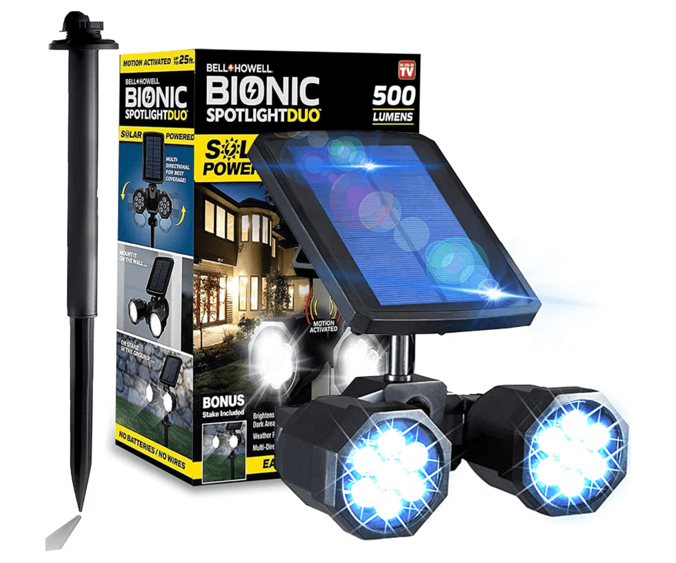 Projecteur Bell & Howell Bionic Spotlight Duo sur le site Amazon Canada.