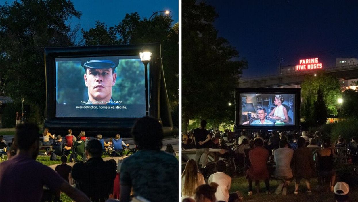 Projections de film gratuites à Montréal.