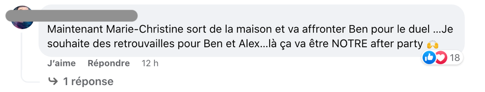 R\u00e9actions apr\u00e8s la victoire d'Alexandre Despatie au challenge du veto.