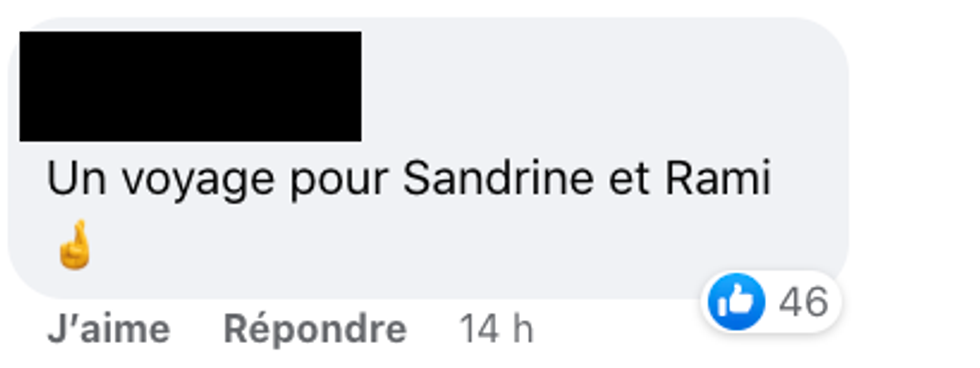 R\u00e9actions face \u00e0 Sandrine et Rami d'OD.