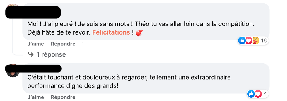 R\u00e9actions suite au passage de Th\u00e9o \u00e0 R\u00e9volution.