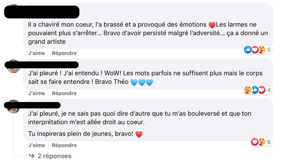 R\u00e9actions suite au passage de Th\u00e9o \u00e0 R\u00e9volution.