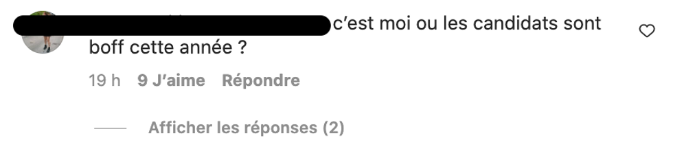 R\u00e9actions sur les candidats et candidates d'OD.