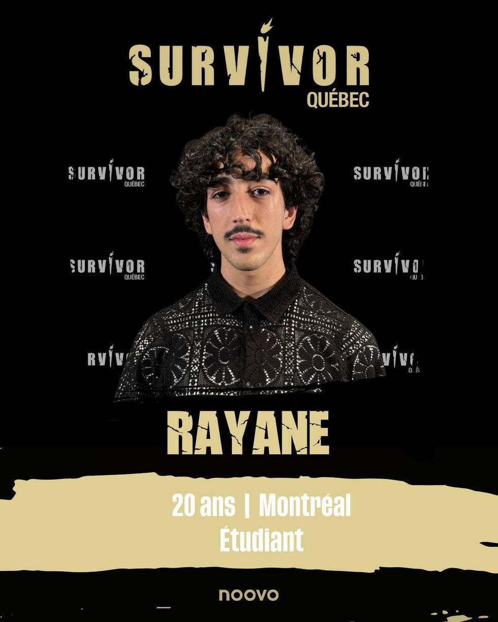 Rayane de Survivor Qu\u00e9bec.
