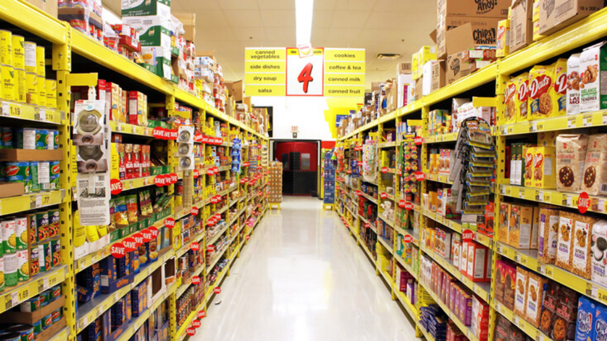 Rayon d'une épicerie.