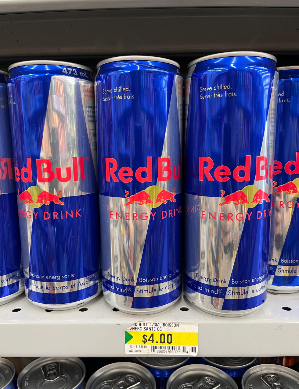 Red Bull au Dollarama.