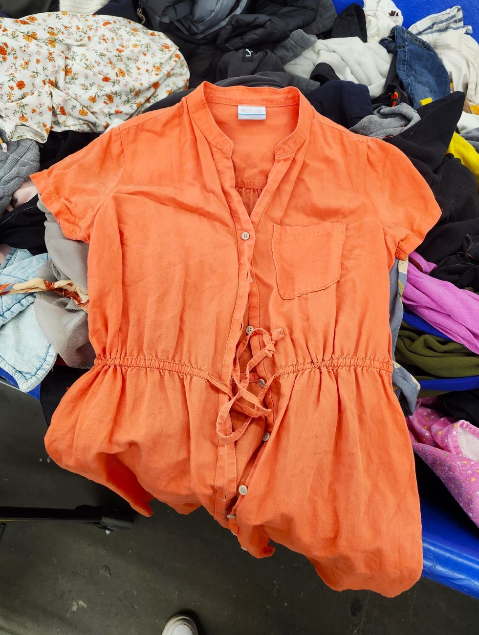 Robe corail de la marque Columbia.