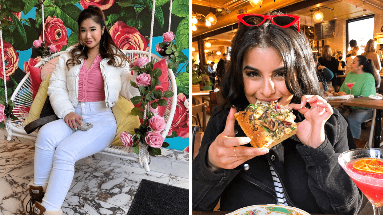 Rose Café. Droite : Le Petit Dep.