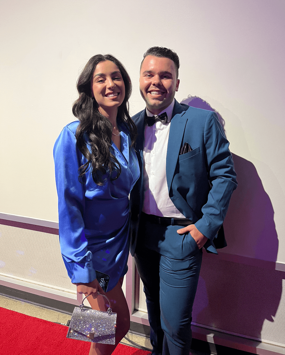 Rym Nebbak et Brendan Mikan.