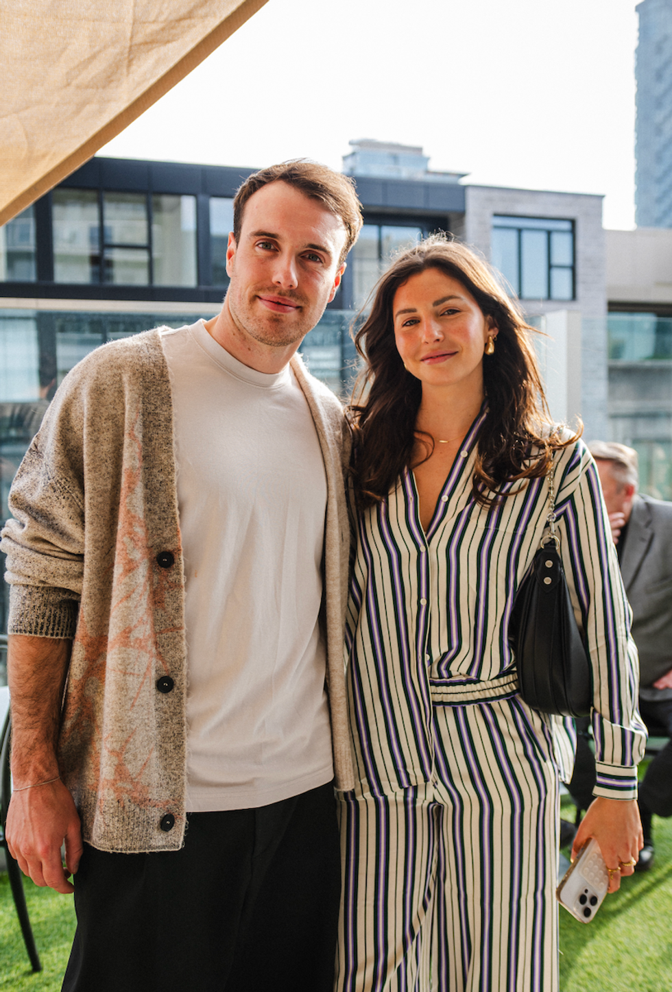 Sabrina Bouchard et Maxime Dumont sur la Terrasse Carla.