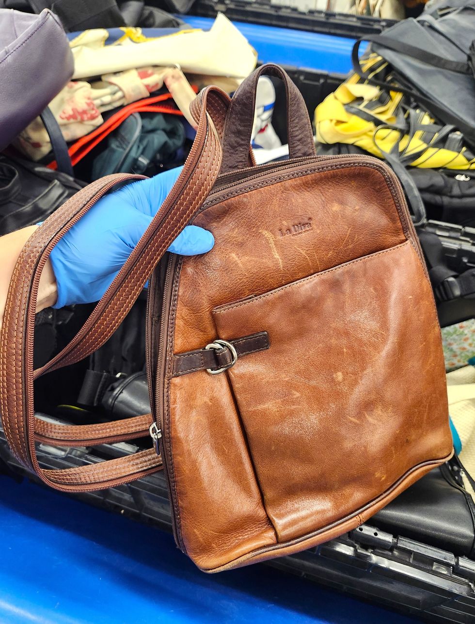 Sac en cuir de la marque La Diva.