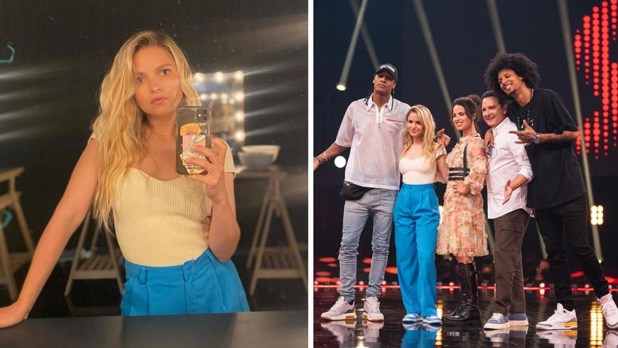 Sarah-Jeanne Labrosse. Droite : Les maîtres de Révolution.