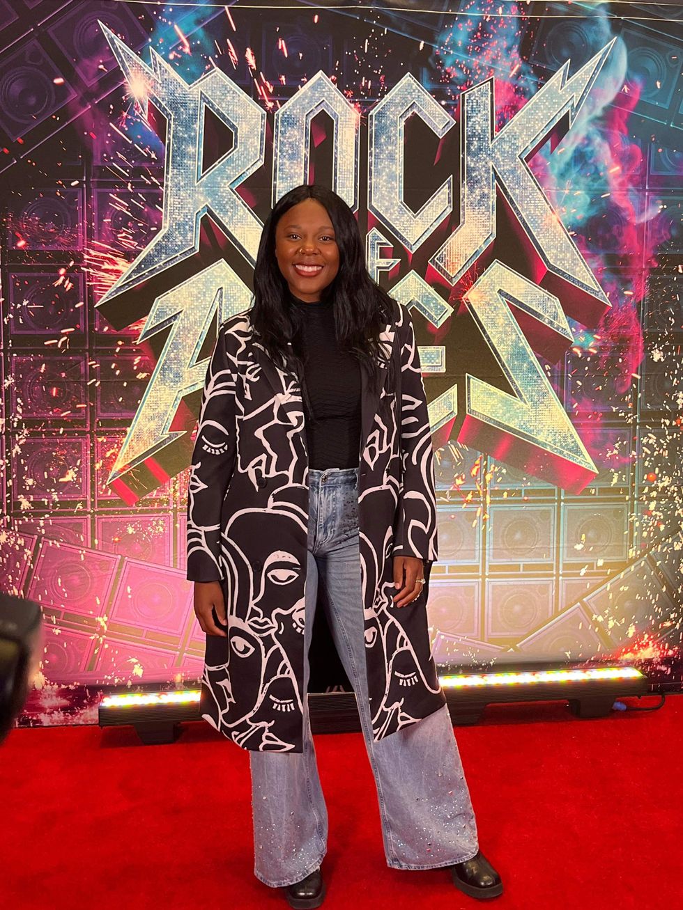 Sarah-Maude Desgagn\u00e9 au tapis rouge de Rock of Ages.