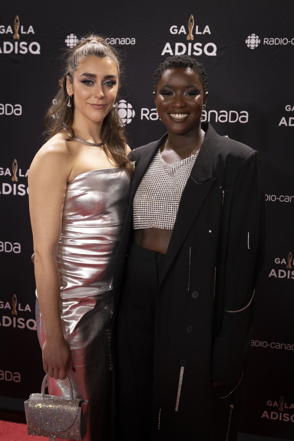 Sarahm\u00e9e Ouellet au gala de l'ADISQ 2023.