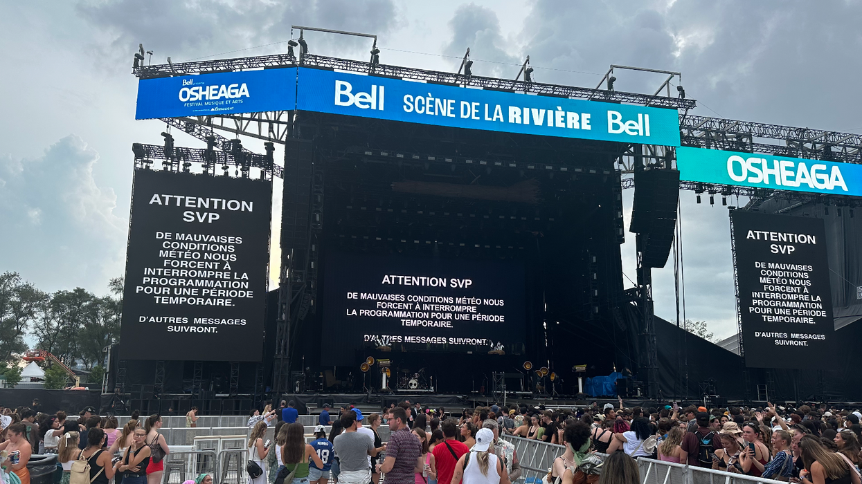 Scène principale du festival Osheaga.