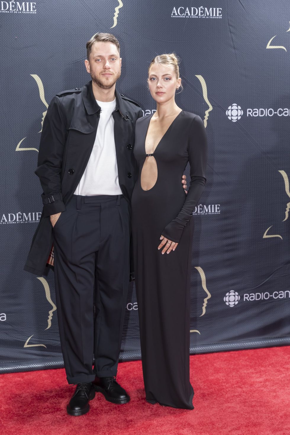 Simon (Loud) et Catherine St-Laurent aux prix G\u00e9meaux 2023.