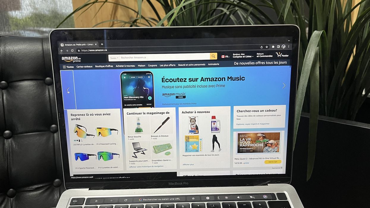Site Web d'Amazon Canada.