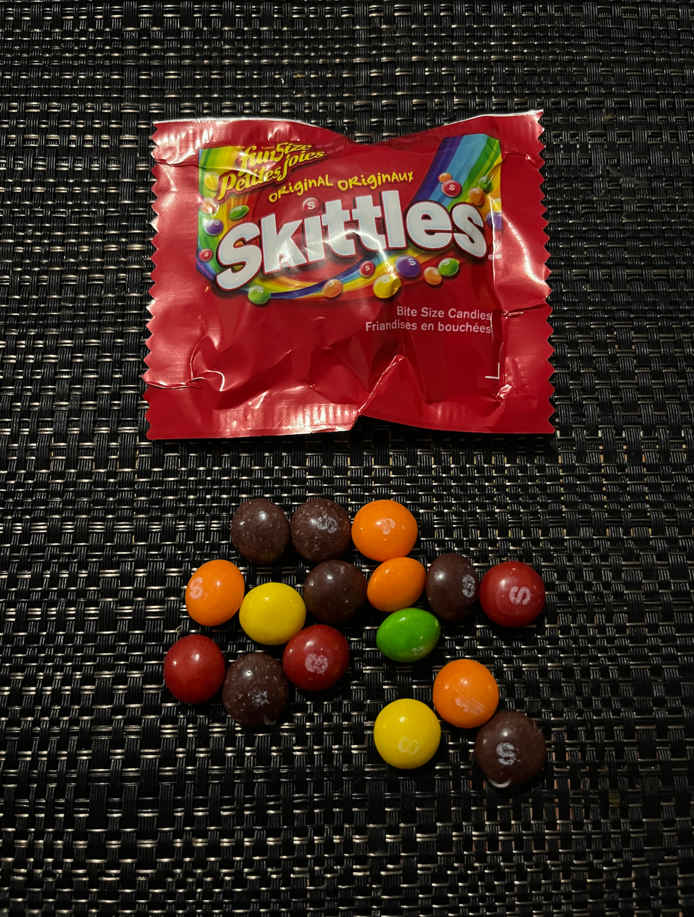 Skittles originaux pour Halloween.