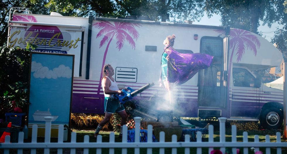 Spectacle de La Famille GoldenCrust.