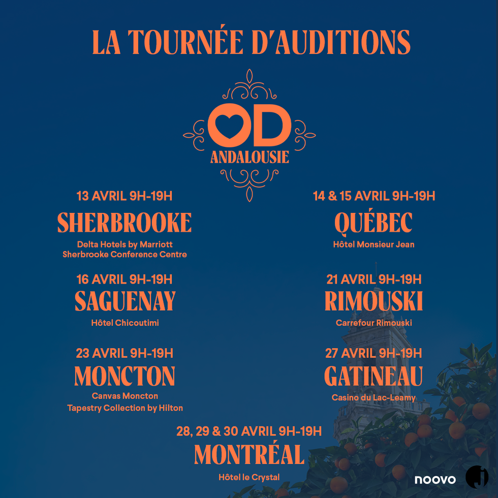 Tourn\u00e9e des auditions OD.