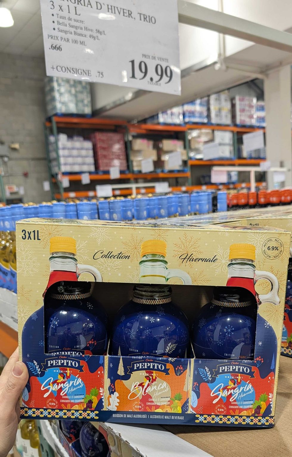 Trio sangria d'hiver de la marque Pepito.