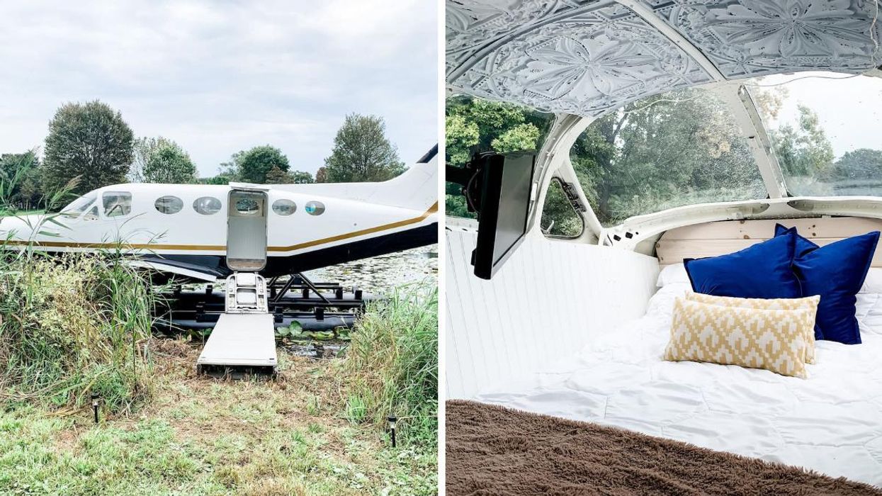 Tu peux dormir dans cet avion flottant lors de ton prochain « road trip » en Ontario