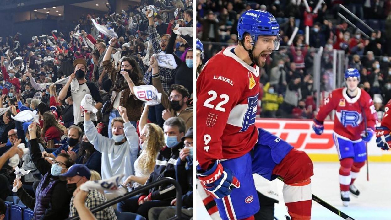 Tu peux vivre la frénésie des séries éliminatoires pour seulement 25 $ grâce au Rocket de Laval