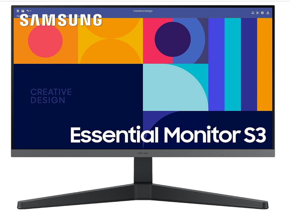 \u00c9cran plat noir de 24 pouces de la marque Samsung.