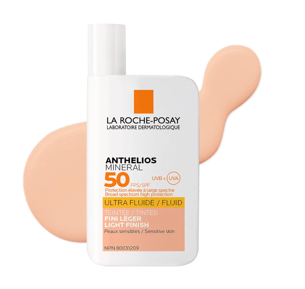 \u00c9cran solaire min\u00e9ral teint\u00e9 ultra-fluide FPS 50 La Roche-Posay