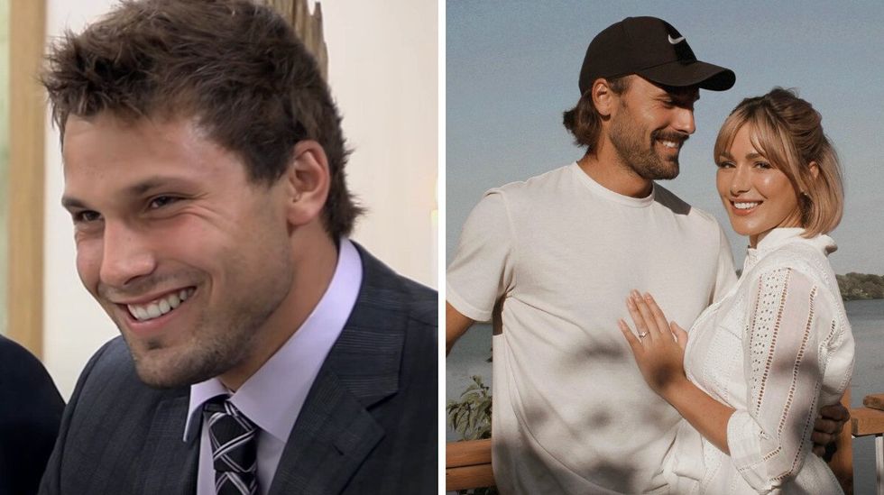 \u00c9tienne Paquin dans Occupation Double Portugal. Droite : \u00c9tienne Paquin et \u00c9lo\u00efse Lafreni\u00e8re.