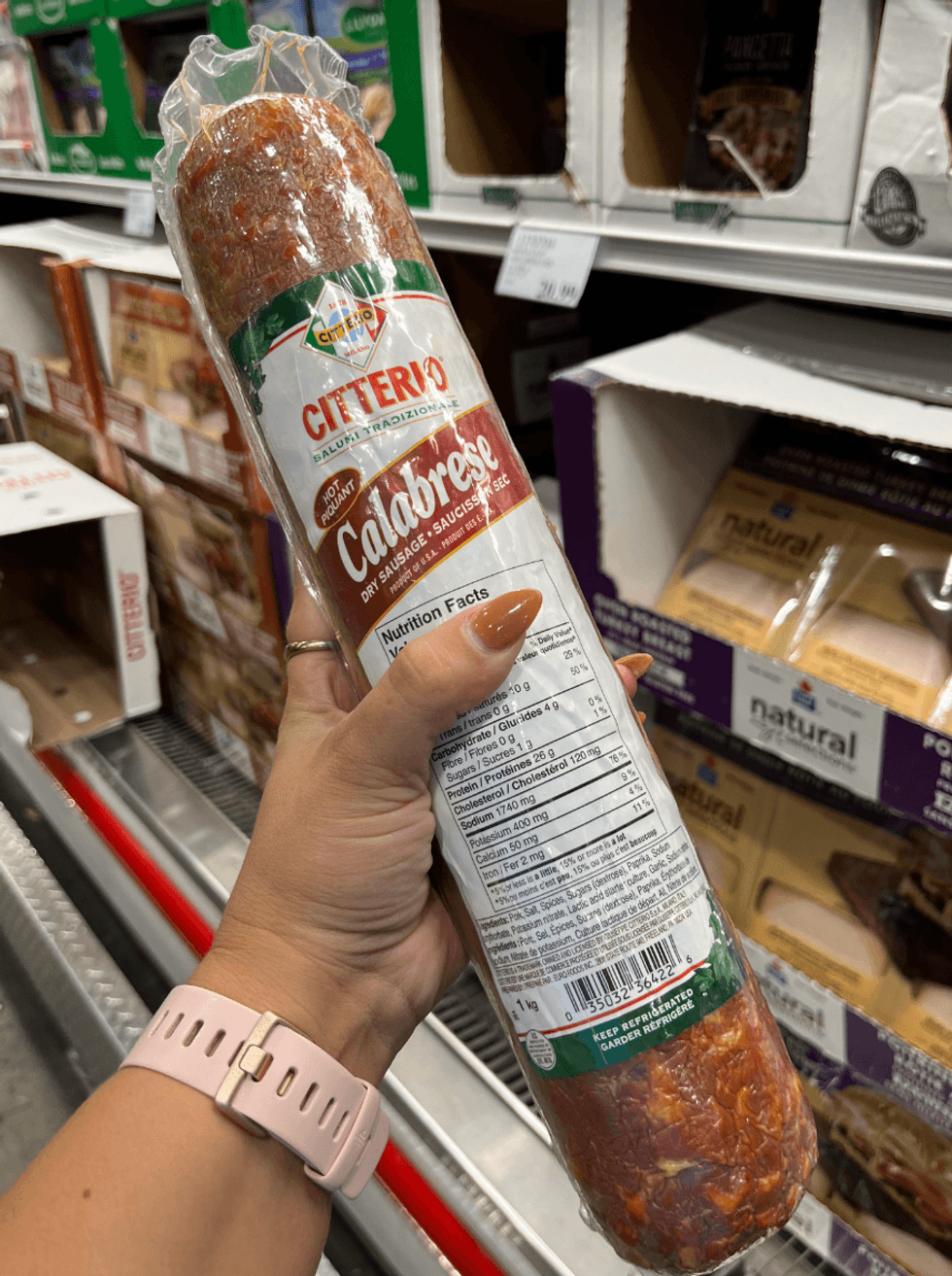 \u200b1 kilo de saucisson calabrese piquant chez Costco.