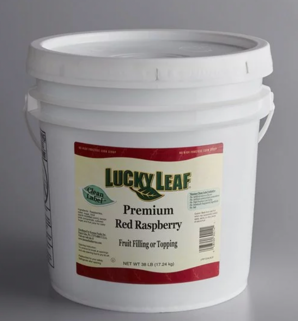 \u200b38 lb de garniture de fruits \u00e0 la framboise sur le site du Walmart.