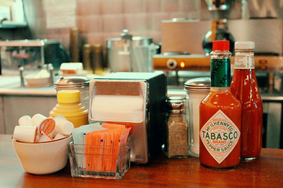 \u200bAliments dans les restaurants.