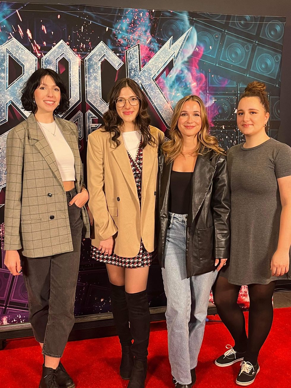 \u200bAriane Brewer au tapis rouge de Rock of Ages.