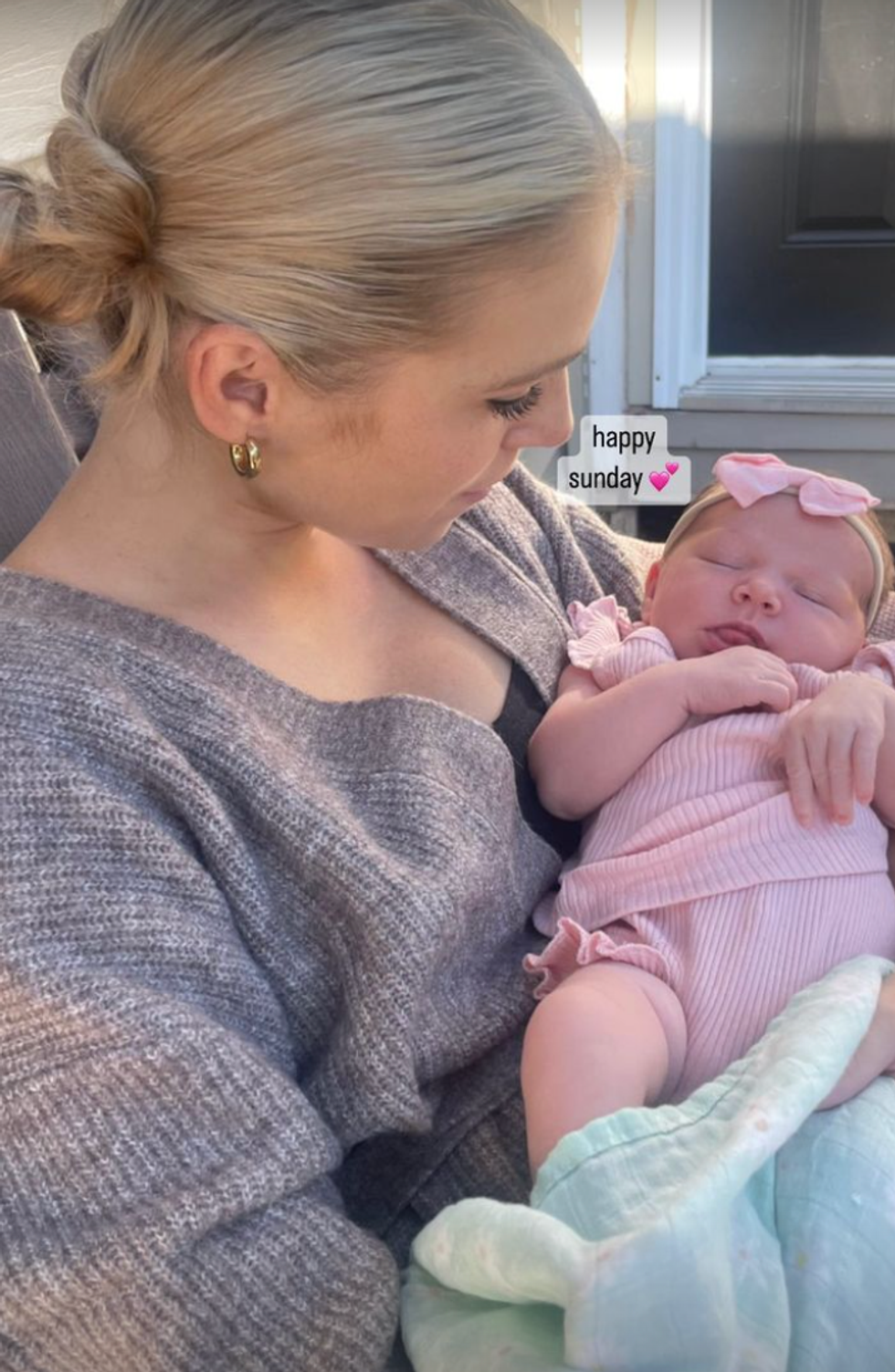 \u200bAudrey-Anne Jean et sa petite Charlie.