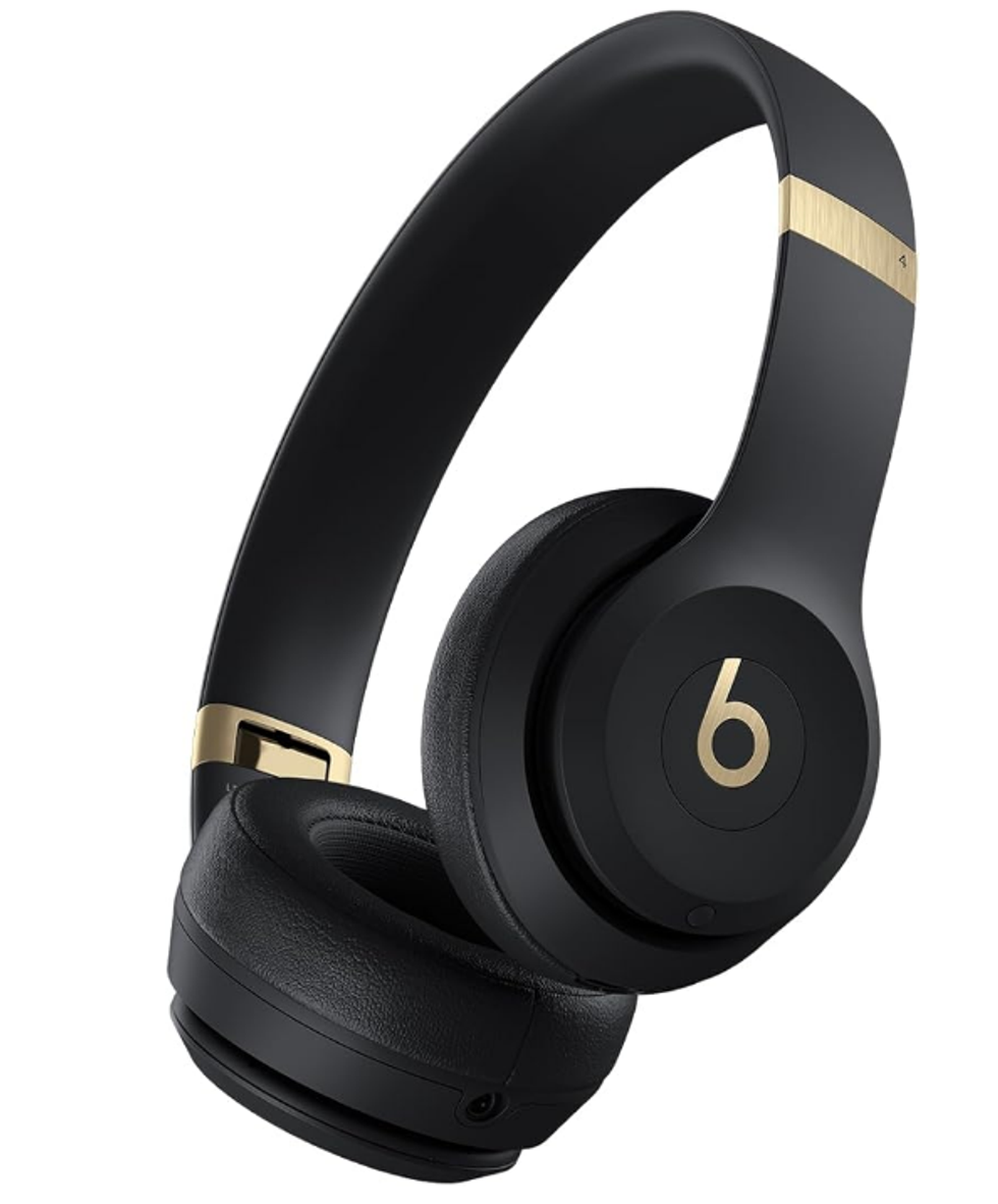 \u200bBeats Solo 4 - Casque supra-auriculaire Bluetooth sans fil (or et noir).