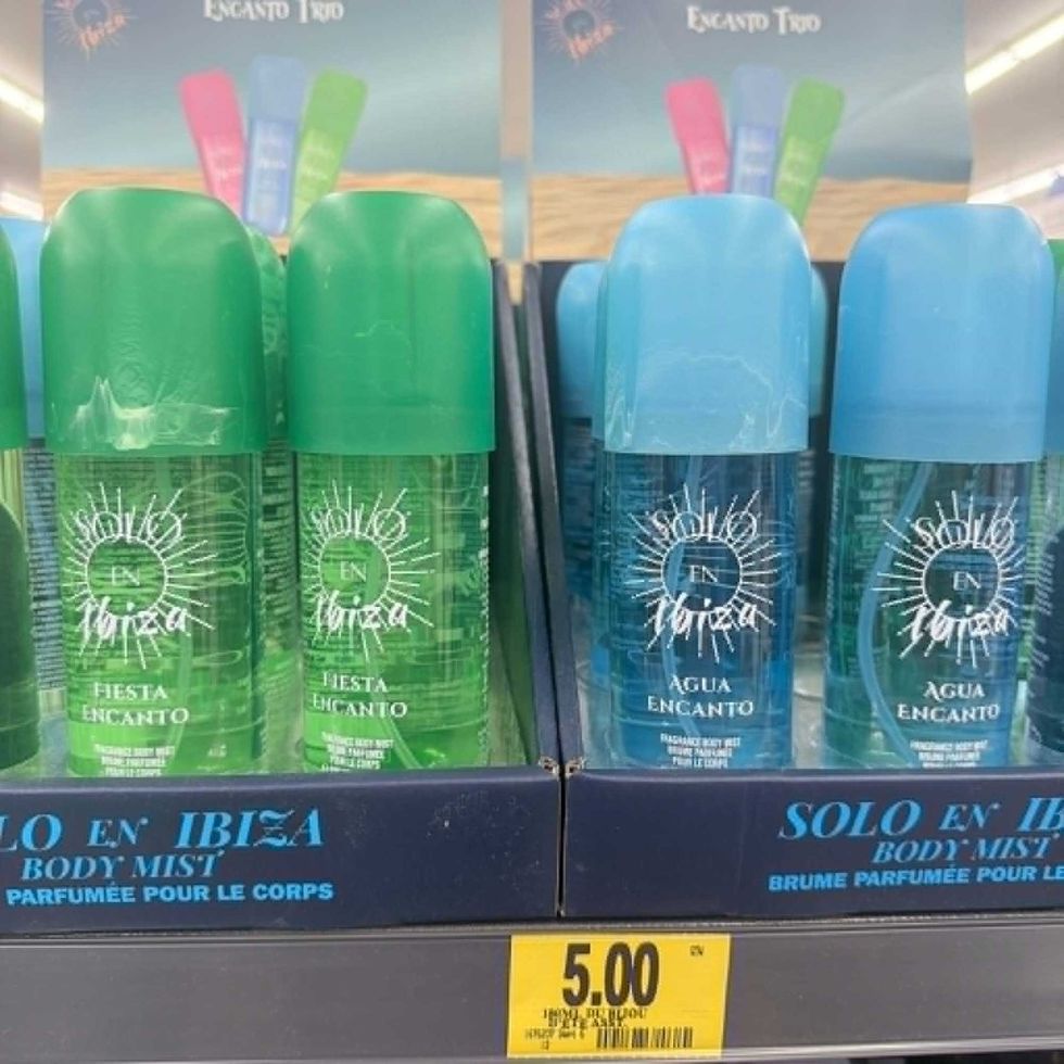 \u200bBrume parfum\u00e9e Solo en Ibiza en vente au Tigre G\u00e9ant pour 5 $.