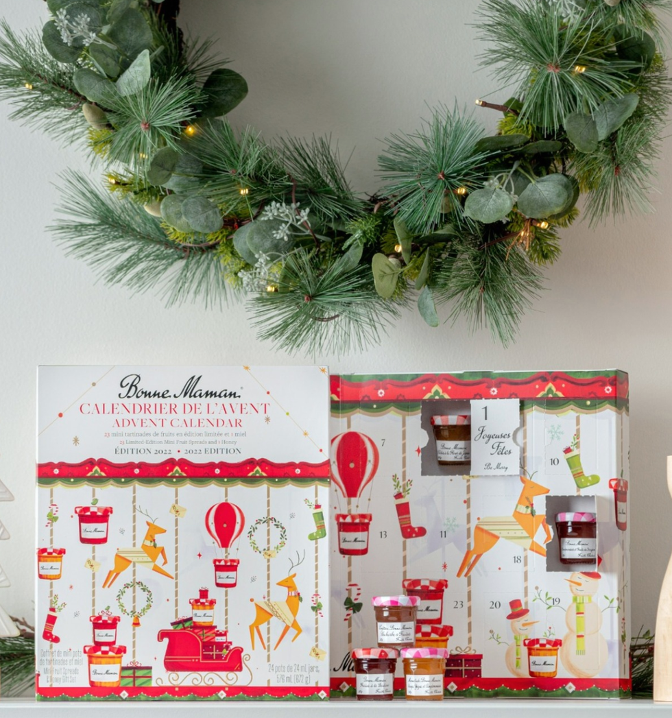 \u200bCalendrier de l'avent de confitures Bonne Maman