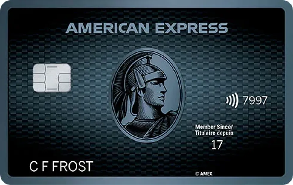 \u200bCarte de cr\u00e9dit Cobalt American Express.