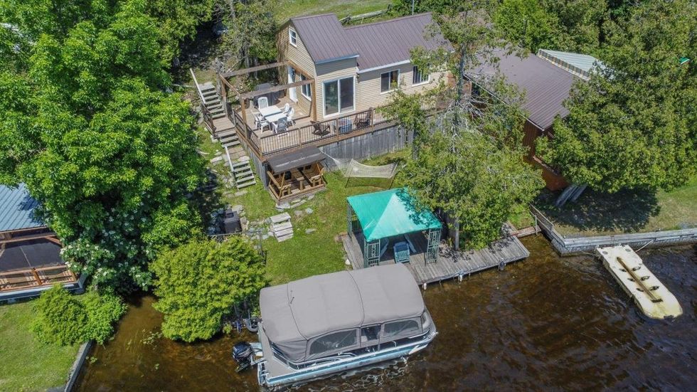 \u200bChalet vue de haut.