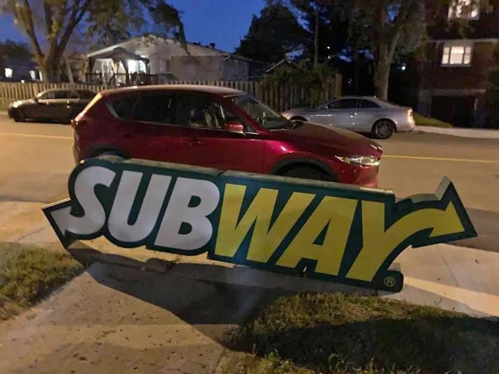 \u200bEnseigne Subway.