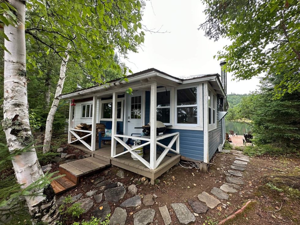 \u200bFa\u00e7ade du chalet.