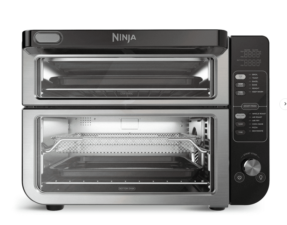 \u200bFour \u00e9lectrique de comptoir \u00e0 convection et friteuse \u00e0 air 12-en-1 de Ninja avec FLEXDOOR